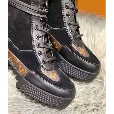 louis vuitton sneaker boot women's|louis vuitton fuzzy boots.